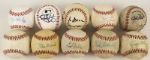 1980s-90s Massive Collection of Single Signed Baseballs Over 60 Signed Incl. Ted Williams, Harry Caray Norm Cash - JSA 