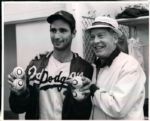 1965 Sandy Koufax Milton Berle Los Angeles Dodgers "The Sporting News Collection Archives" Original 8" x 10" Photo (Sporting News Collection Hologram/MEARS Photo LOA)