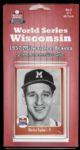 1965 Warren Spahn Milwaukee Braves Signed Schedule & Commemorative Cards - JSA 