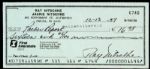 1987 Ray Nitschke Green Bay Packers Signed Check To Packer Report - JSA
