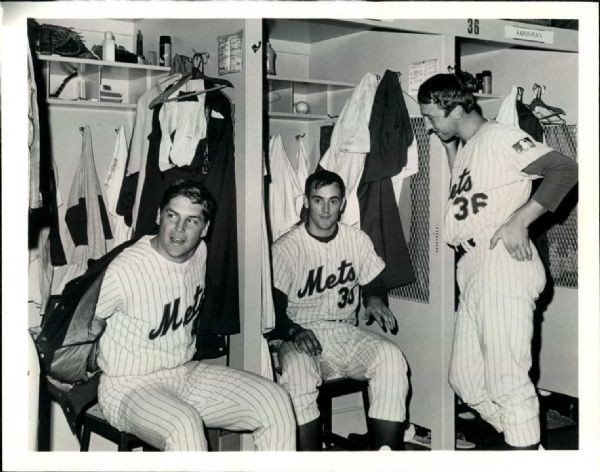 1967-71 circa Seaver Ryan Koosman New York Mets "The Sporting News Collection Archives" Original 8" x 10" Photo (Sporting News Collection Hologram/MEARS Photo LOA)