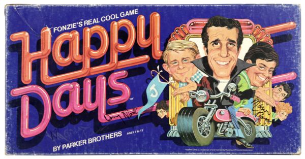 1976 Happy Days Signed Board Game With Don Most & Marion Ross - JSA