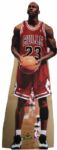 1998 Michael Jordan Chicago Bulls Upper Deck Cardboard Stand Up Store Display