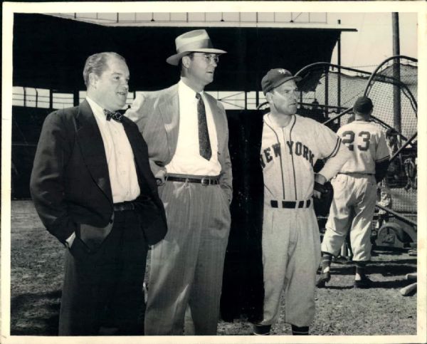 1940-57 Leo Durocher Mel Ott Monte Irvin New York Giants "The Sporting News Collection Archives" Original Photos (Sporting News Collection Hologram/MEARS Photo LOA) - Lot of 12