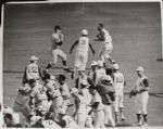 1967 Detroit Tigers Kansas City A's Brawl TSN Collection Archives Original First Generation Choice Jumbo Oversized Photos (TSN Collection Hologram/MEARS Photo LOA) 1:1, Unique - Lot of 7