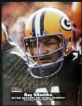 1975-95 Ray Nitschke Green Bay Packers Signed Photo & Packer Report - Lot of 3 - JSA