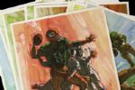 1970s Green Bay Packers 11" x 14" Oil Print - Lot of 8