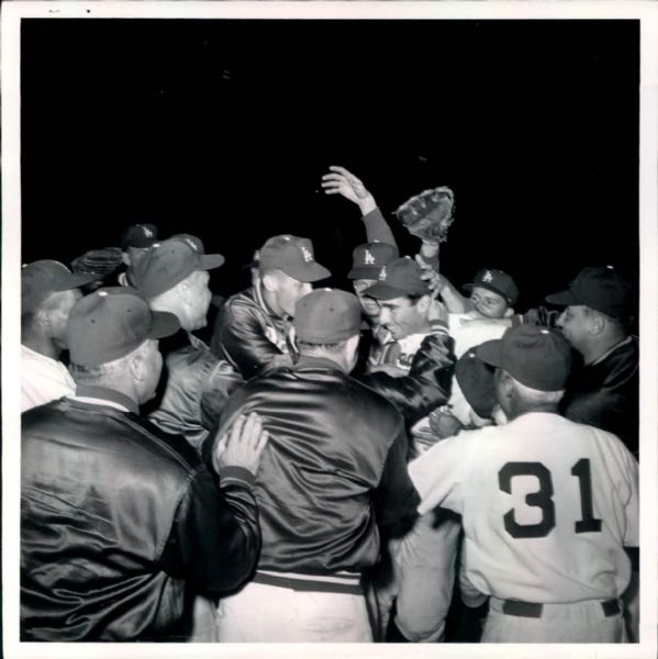 1962 Sandy Koufax Los Angeles Dodgers "The Sporting News Collection Archives" Original 8" x 8" Photo (Sporting News Collection Hologram/MEARS Photo LOA)