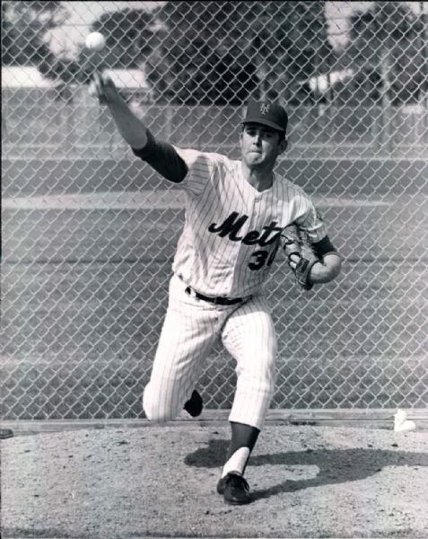 1969 Nolan Ryan New York Mets "The Sporting News Collection Archives" Original 7.5" x 9.5" Photo (Sporting News Collection Hologram/MEARS Photo LOA)