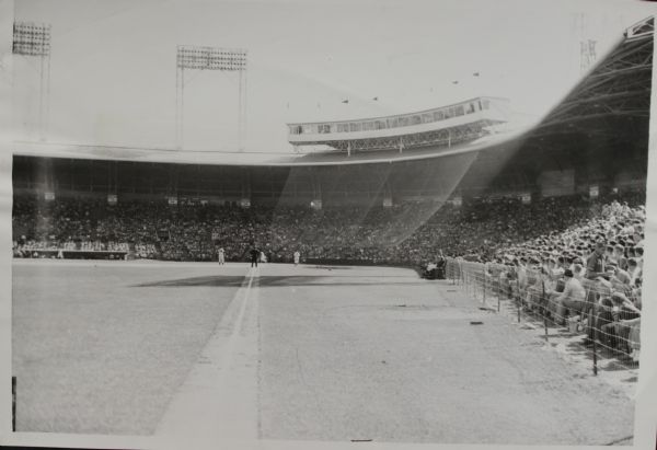 1952 Miami Stadium "The Sporting News Collection Archives" Original First Generation 8" x 11.5" Choice Jumbo Oversized Photo (TSN Collection Hologram/MEARS Photo LOA) 1:1, Unique