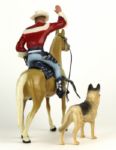 1960s Hartland Roy Rogers With Horse Bullet the Dog Saddle Hat & Guns 