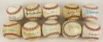 1980s-90s Massive Collection of Single Signed Baseballs Over 60 Signed Incl. Ted Williams, Harry Caray Norm Cash - JSA 