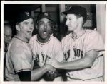 1951 New York Giants World Series The Sporting News Collection Archives Original Photos (Sporting News Collection Hologram/MEARS Photo LOA) - Lot of 2