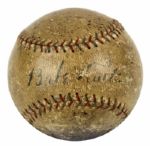 1928 Babe Ruth New York Yankees Signed OAL Ban Johnson Baseball - JSA Full Letter
