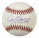1949 Roy Sievers St. Louis Browns Single Signed OML (Selig) Baseball "R.O.Y. 1949" - JSA