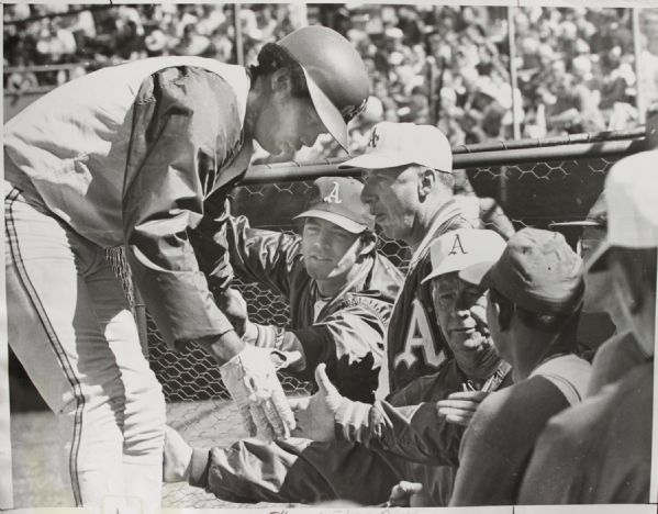 1971 Reggie Jackson Oakland Athletics "TSN Collection Archives" Original First Generation 11" x 14" Choice Jumbo Oversized Photo (TSN Collection Hologram/MEARS Photo LOA) 1:1, Unique