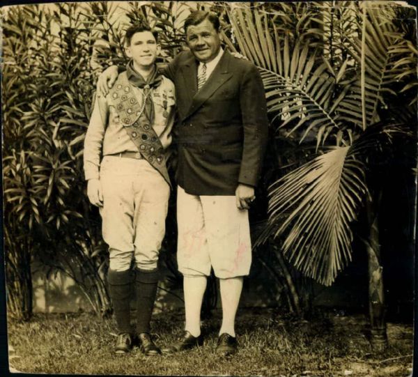 1933-40 Babe Ruth "The Sporting News Collection Archives" Original Photo (Sporting News Collection Hologram/MEARS Photo LOA)