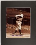Charlie Gehringer Detroit Tigers Signed 8" x 10" Matted Photo - JSA 