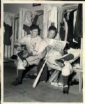 1944 Babe Herman Les Powers Hollywood Stars PCL "The Sporting News Collection Archives" Original 8" x 10" Photo (Sporting News Collection Hologram/MEARS Photo LOA)