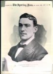 1899 Napoleon Lajoie Philadelphia Phillies "The Sporting News Collection Archives" Original 5" x 7" Photo (Sporting News Collection Hologram/MEARS Photo LOA)