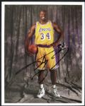 1990s Shaquille ONeal Los Angeles Lakers Signed 8" x 10" Photo - JSA 