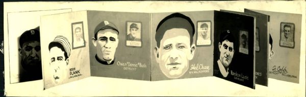 1933 All Star Game "The Sporting News Collection Archives" Original Photos (Sporting News Collection Hologram/MEARS Photo LOA) - Lot of 6