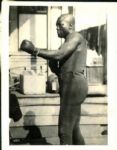 1909-1910 Jack Johnson The Sporting News Collection Archives Original Photos (Sporting News Collection Hologram/MEARS Photo LOA) - Lot of 4