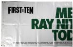 1991 First and Ten "Meet Ray Nitschke Today" Wisconsin Lottery 38.5" x 120" Banner