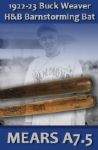 1922-23 Buck Weaver H&B Louisville Slugger Side Written Professional Model Game Used Bat - 1 of 1 Only Recorded Barnstorming Example in MEARS Data Base - Chicago 1919 White Sox - (MEARS A7.5) 
