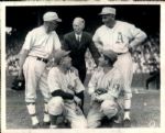 1939 Mack Coombs Bender Grove Cochrane Philadelphia As "The Sporting News Collection Archives" Original 8" x 10" Photo (Sporting News Collection Hologram/MEARS Photo LOA)