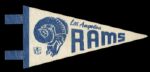 1960s Los Angeles Rams Mini-Pennant