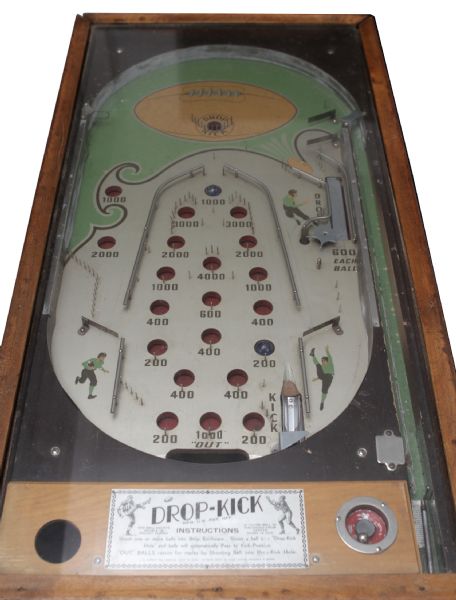 1934 Drop Kick Football Arcade Pinball Game