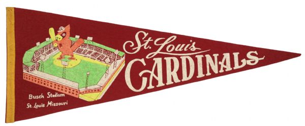 1950s-60s St. Louis Cardinals Pennant