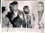 1964-72 Cassius Clay / Muhammad Ali The Denver Post Photo Archives Original Photos (Denver Post Archives Hologram/MEARS Photo LOA) - Lot of 12