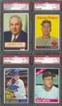 Large PSA Graded Collection (100) Including Many Stars & Hall Of Famers