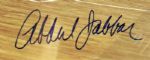 1990s Wilt Chamberlain Los Angeles Lakers & Kareem Abdul Jabbar Milwaukee Bucks Signed Oversized 16 x 24 Color Photo  - JSA