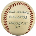 1960 Warren Spahn Milwaukee Braves Vintage Single Signed Baseball - JSA 