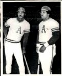 1975 Reggie Jackson Billy Williams Oakland Athletics "The Sporting News Collection Archives" Original 8" x 10" Photos (Sporting News Collection Hologram/MEARS Photo LOA) - Lot of 2