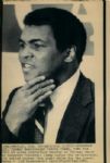 1960s to 1980s Cassius Clay / Muhammad Ali The Denver Post Photo Archives Original Photos (MEARS Photo LOA) - Lot of 226