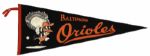 Late 60s Early 70s Baltimore Orioles Pennant 