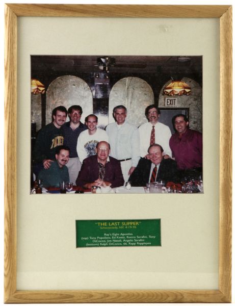 1995 Ray Nitschke Green Bay Packers The Last Supper Photo 