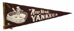 1950s-70 Baseball Pennants - Collection of 