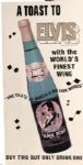1978 Frontenac Blanc Doro Always Elvis Wine Advertisement - 11 3/4" x 24" 