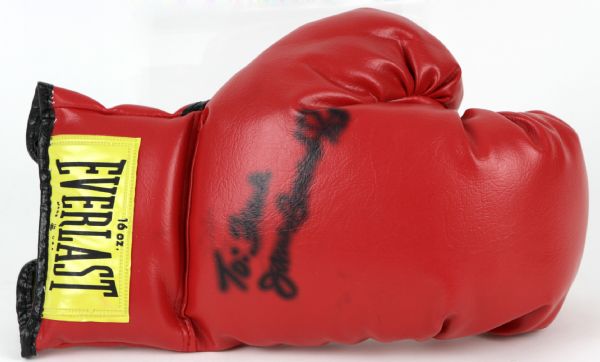 James "Bonecrusher" Smith Signed Everlast Boxing Glove - JSA 