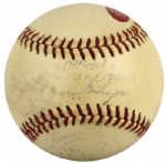 1950s Roman Mejias Pittsburgh Pirates Game Used Signed Home Run ONL (Giles) Baseball - MEARS LOA & Hologram