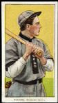 1909 - 11 T206 Joe Tinker Chicago Cubs Bat on Shoulder Old Mill Back Card 