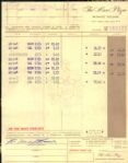 Eddie Mathews Milwaukee Braves Signed The Marc Plaza Hotel Receipt - JSA 