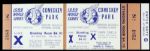 1959 Chicago White Sox World Series Full Standing Room Only Ticket