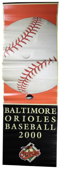 2000 Baltimore Orioles Baseball 27" x 95" Camden Yards Stadium Banner