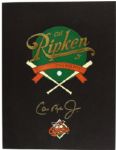 1995 Cal Ripken Baltimore Orioles Signed Letter & Program - JSA 